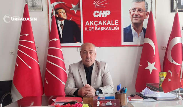 CHP Akçakale İlçe Başkanı İsa Özgenç: Çocuklar Okuldan Kopuyor, Çünkü Aileler Geçinemiyor