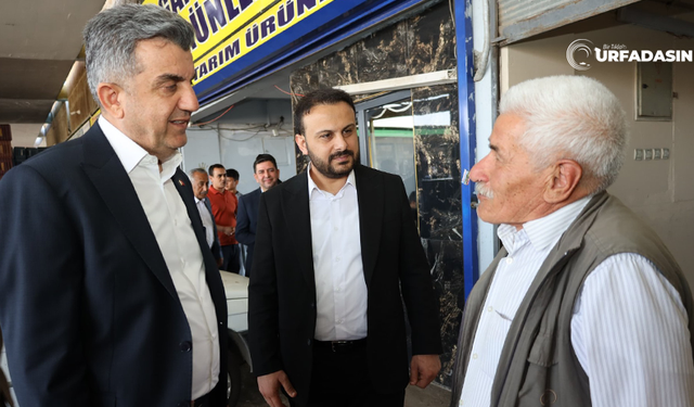 AK Parti Şanlıurfa İl Başkanı Mehmet İlhami Günbegi Esnafı Ziyaret Etti Talepleri Dinledi