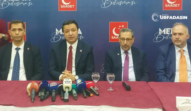 Saadet Partisi Genel Başkanı Mahmut Arıkan Şanlıurfa'da
