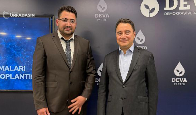 Şanlıurfalı Mehmet Ufuk Yıldız DEVA Partisi Gençlik Kolları Başkan Yardımcısı Oldu