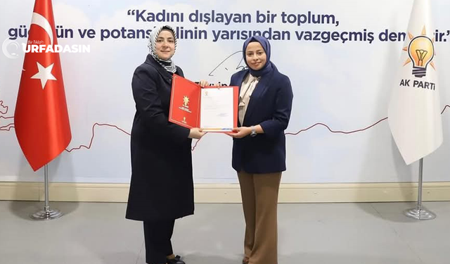 AK Parti'nin Mersin'in Akdeniz İlçe Kadın Kolları Başkanlığına Suruçlu Naile Ergüvan Atandı