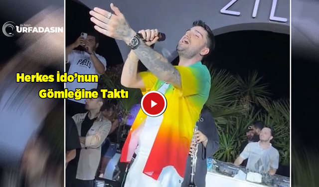 İdo Tatlıses'in Sahnede Giydiği Gömlek Tartışma Konusu Oldu