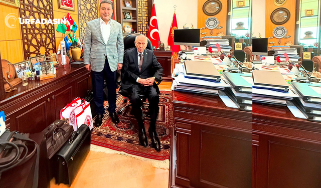 Mahmut Özyavuz'dan MHP Lideri Bahçeli'ye Geçmiş Olsun Ziyareti
