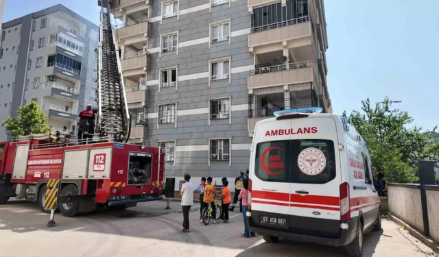 Siverek'te Apartman Yangını Paniğe Neden Oldu