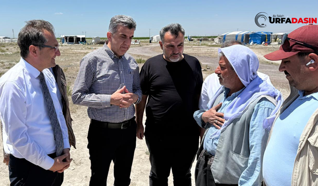 AK Parti Şanlıurfa İl Başkanı Günbegi,Urfalı Mevsimlik Tarım İşçilerini Ziyaret Etti
