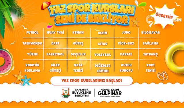 Şanlıurfa Büyükşehir Belediyesi'nden Gençlere Çağrı: “Kanala Değil Havuza”