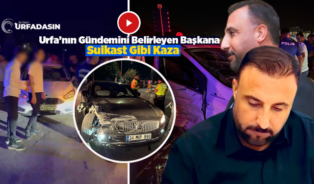İYİ Parti Şanlıurfa İl Başkanı Ali Eroğlu Trafik Kazası Geçirdi