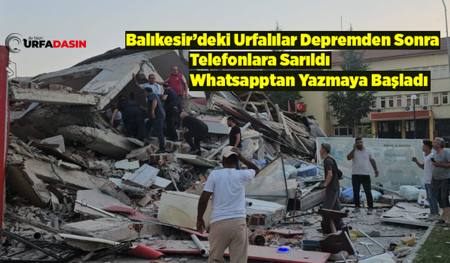 Şanlıurfalılar Sıcaktan Kaçtı, Balıkesir'de Depreme Yakalandı !