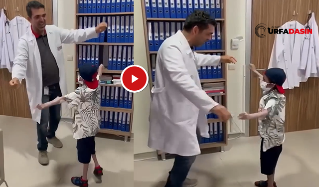 Doktor, Kanseri Yenen Urfalı Minik Hastasıyla Erik Dalı Oynadı!