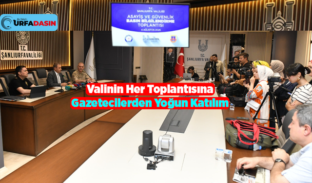 Şanlıurfa Valisi Hasan Şıldak Şehrin Emar Sonuçlarını Asayiş ve Güvenlik Toplantısında Açıkladı