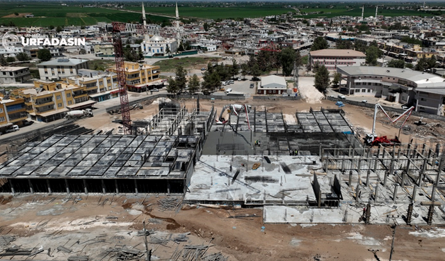 Harran Yeni Devlet Hastanesi'nin İnşaatı Yükseliyor