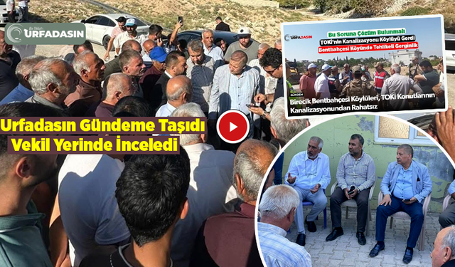 Şanlıurfa Milletvekili Faruk Pınarbaşı'dan Köylülerin Sorununa Yerinde Çözüm