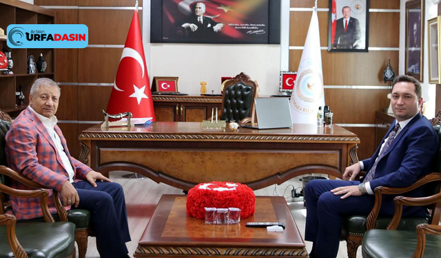 Faruk Pınarbaşı'ndan Halfeti Kaymakamlığı’na Hayırlı Olsun Ziyareti