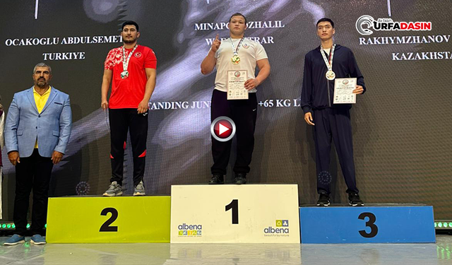 Haliliye’nin Milli Sporcusu Abdulsamet Ocakoğlu, Dünya İkincisi