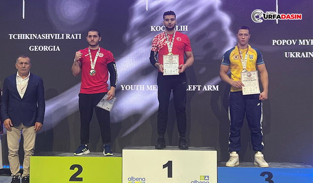 Şanlıurfalı Sporcu Bulgaristan'da Dünya Şampiyonu Oldu