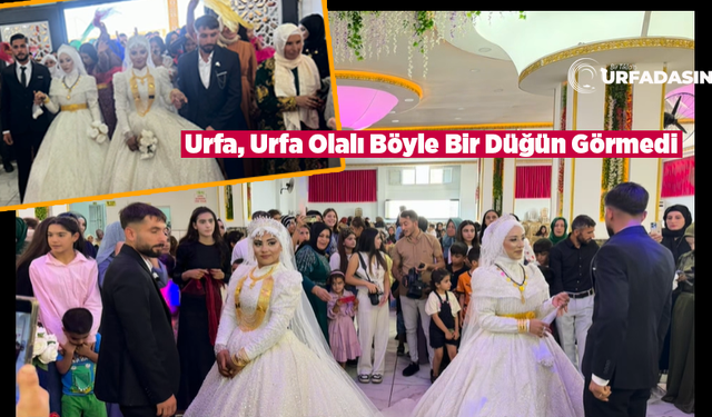 Şanlıurfalı Baba, İki Oğlunu Tek Düğünde Evlendirdi