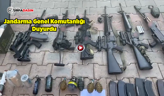 Şanlıurfa'da Cephanelik Ele Geçirildi: El Bombası, Silah, Mermi...