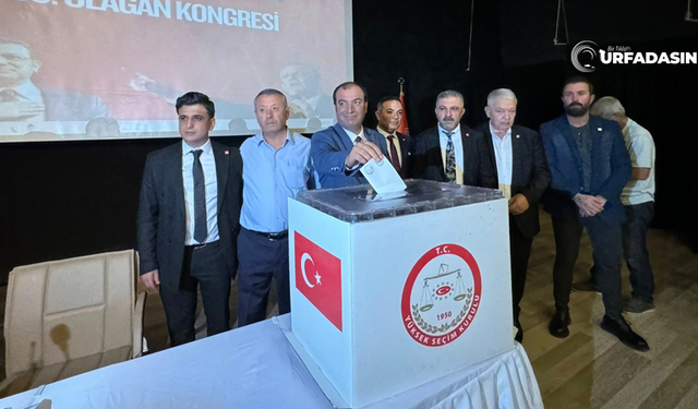 CHP Birecik Kongresinde Hasan Kurt Güven Tazeledi