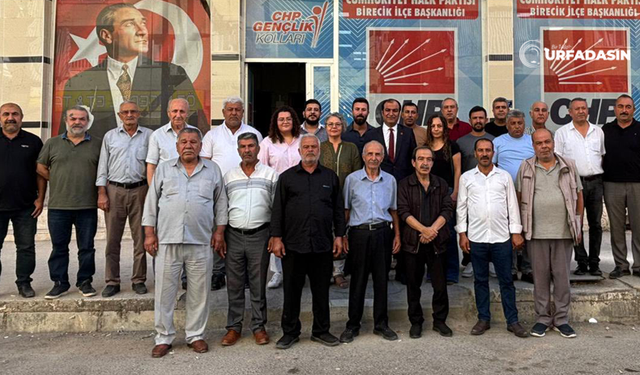 Birecik CHP İlçe Başkanlığı Kongre Sonrası İlk Toplantısını Yaptı