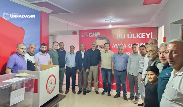 CHP Ceylanpınar İlçe Kongresinde Yusuf Çağra Güven Tazeledi