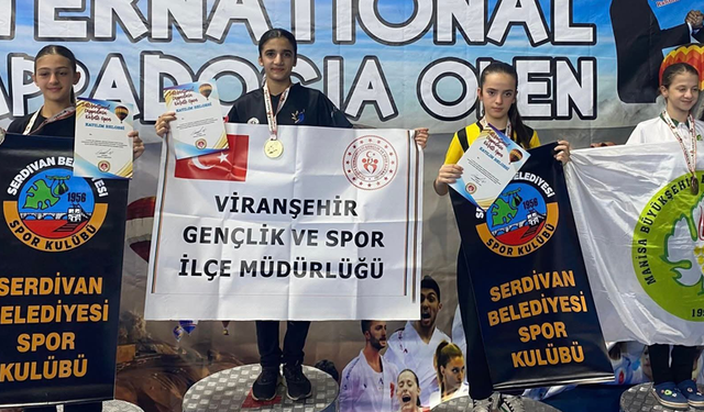 Viranşehirli Karateciler Kapadokya’dan Zaferle Döndü