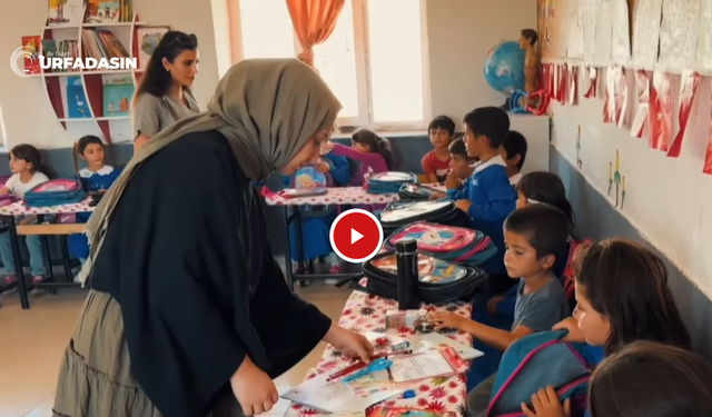 Şanlıurfa'da Köy Okulundaki Öğrencilerin Yüzlerini Güldüren Destek