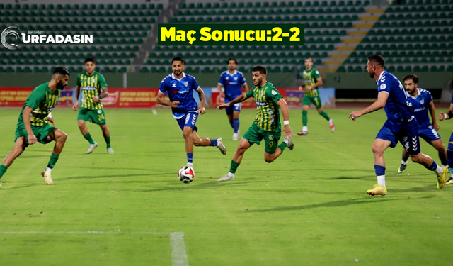 Şanlıurfaspor Kendi Sahasında Altın Değerindeki 3 Puanı Kaybetti