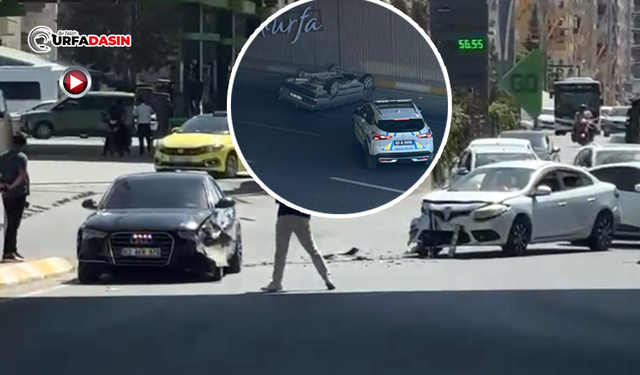 Köprülü Kavşakta Aynı Anda İki Ayrı Kaza