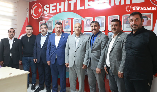İbrahim Özyavuz'dan Viranşehir Şehit Aileleri ve Gaziler Derneğine Ziyaret