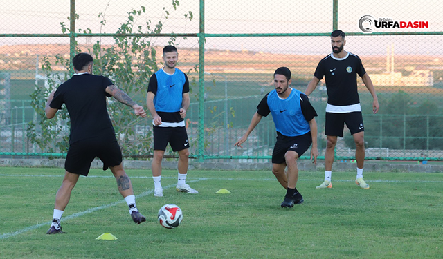 Şanlıurfaspor, Çift Antrenmanla İskenderunspor'a Hazırlanıyor