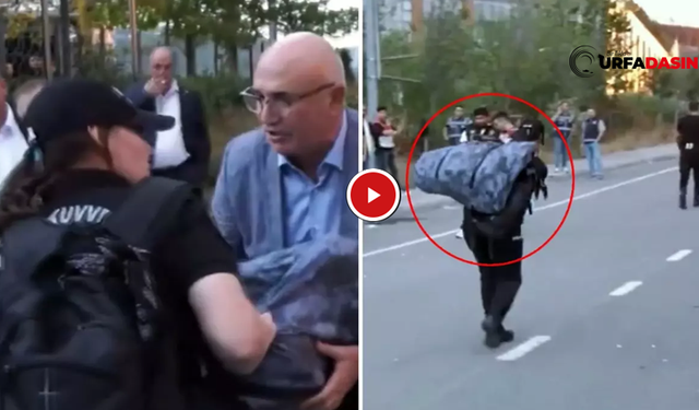 Tanal Ağır Çanta Taşıyan Kadın Polise Yardım Etmek İstedi