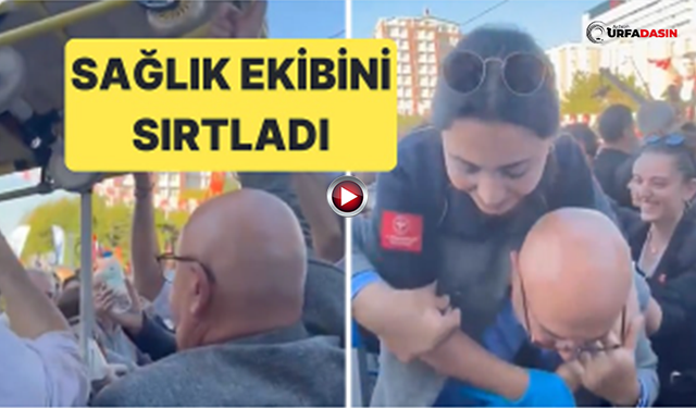 Urfa Milletvekili Tanal, Sağlık Ekibini Sırtında Taşıdı