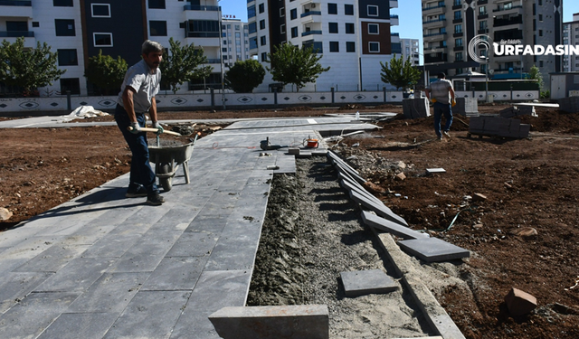 Siverek'teki Devasa Park Alanında Çalışmalar Devam Ediyor