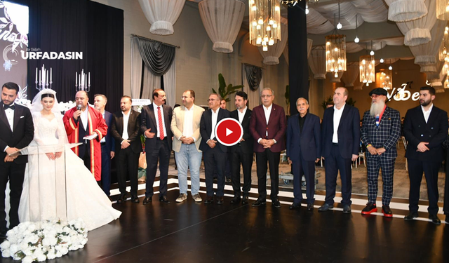 Şanlıurfalı Serkan Urmak ile Gaziantepli Berivan Öztürk'e Masal Gibi Düğün
