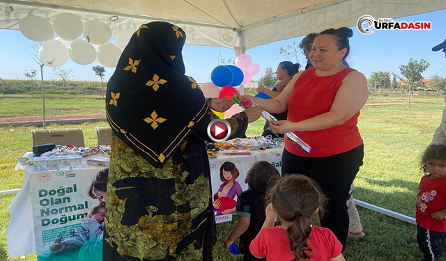 Harran'da Normal Doğum Haftası Etkinliği Gerçekleştirildi