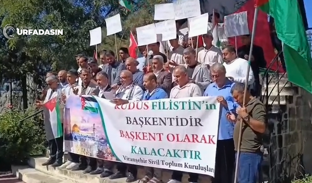 Viranşehir'den, Kudüs ve Gazze Ümmetin Emaneti Açıklaması