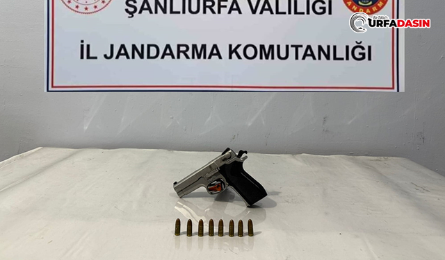 Viranşehir'de Ruhsatsız Tabanca Ele Geçirildi
