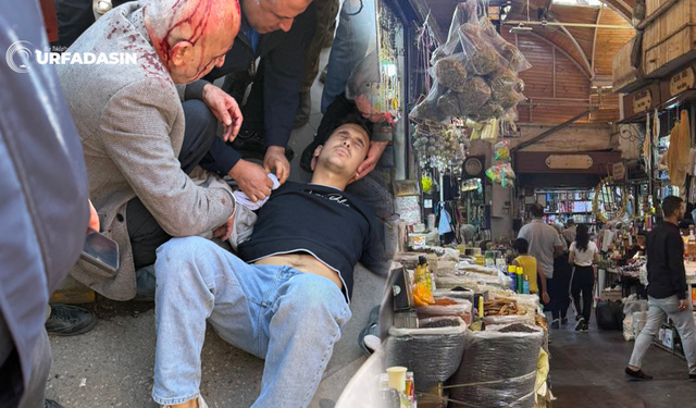Şanlıurfa Attar Pazarında Silahlar Patladı;2 Yaralı
