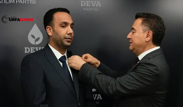 DEVA Partisi Şanlıurfa İl Başkanlığı Görevine Avukat Muharrem Tiler Getirildi