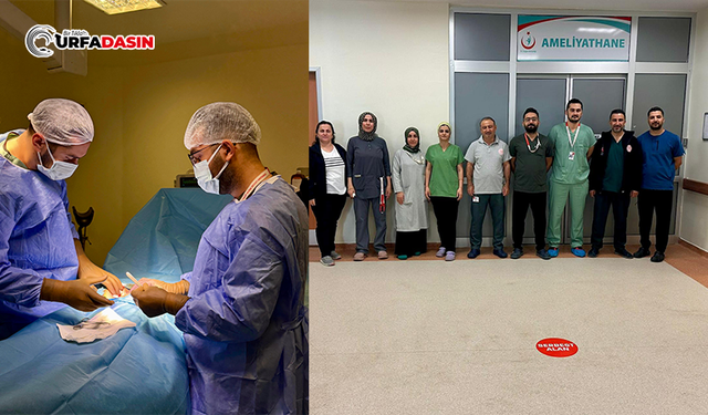 Şanlıurfa'nın İlçe Hastanesinde İlk Genel Cerrahi Ameliyatı Başarıyla Yapıldı