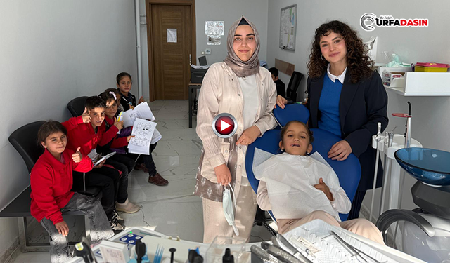 Şanlıurfa’da Çocuklar Hem Muayene Oldu Hem Eğlendi