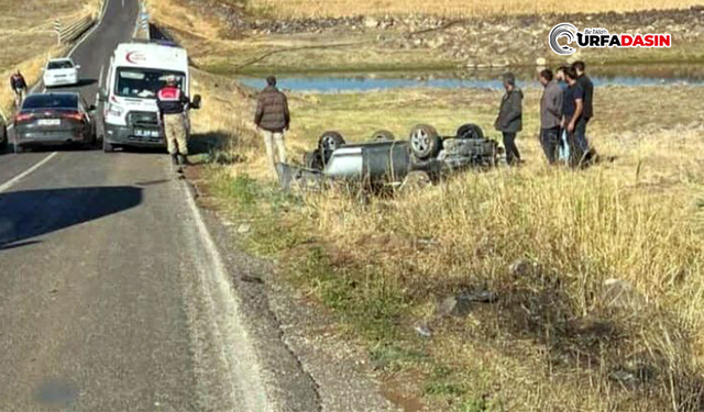Şanlıurfa'da Takla Atan Otomobil Ters Durdu: 4 Yaralı