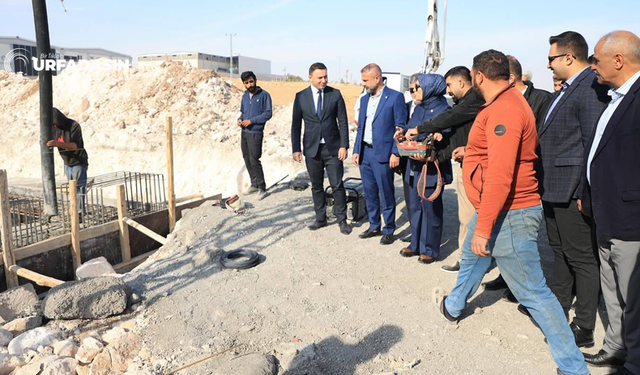 Şanlıurfa Milletvekili Yazmacı Viranşehir'de 80 Ton Kapasiteli Kantar ve Laboratuvarın Temelini Attı