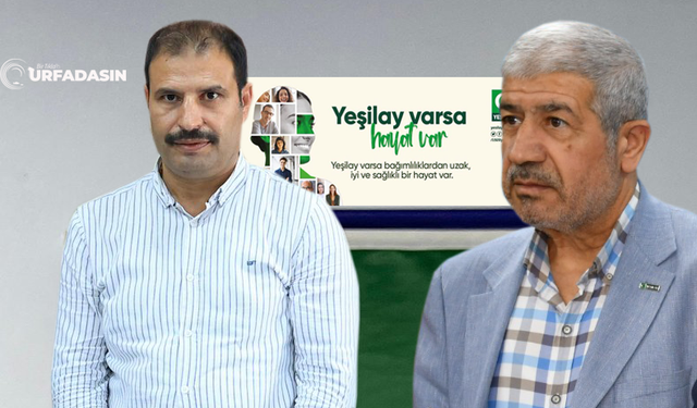 İsmail Güneş, Yeşilay Şanlıurfa Şube Başkanlığı Görevinden Alındı Aziz Çiftçi Atandı