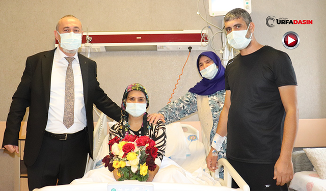 Şanlıurfa’da Hastalanan Eşine Hem Can Hem Ciğer Oldu