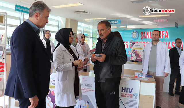 Şanlıurfa'da Önemli Uyarı: Şüpheli Teması Olan Herkes  HIV Testi Yaptırmalı!