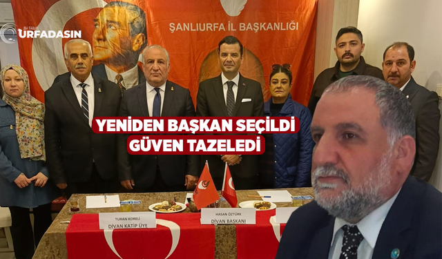 Zafer Partisi Şanlıurfa İl Başkanlığı Kongresinde Mehmet Bülent Mermer Yeniden Başkan Seçildi