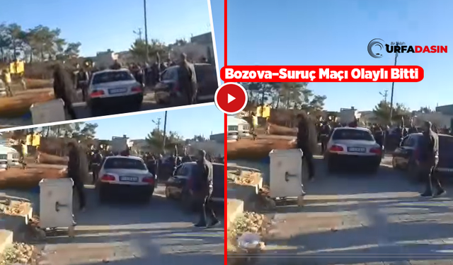 Şanlıurfa Süper Amatör Lig Maçında Kavga; Polis Havaya Ateş Açtı !