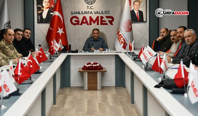 Şanlıurfa’da Son Durum Değerlendirildi: Kar Tedbirleri Üst Seviyeye Çıkarıldı
