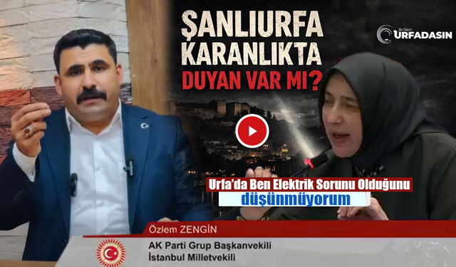 Özlem Zengin'e Bir Tepki de Şanlıurfa'nın Bağımsız Siyasetçisi Halil Kosovalı'dan